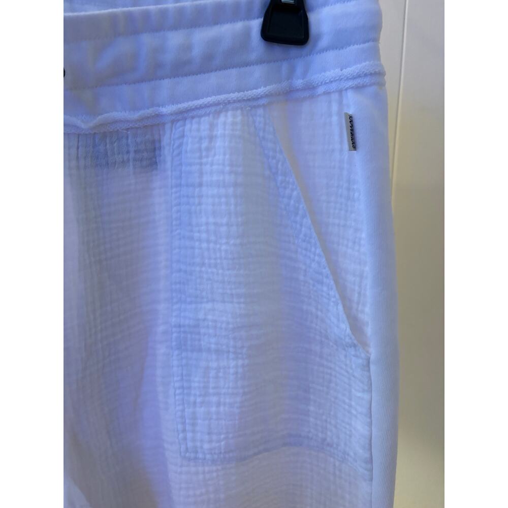 White Magellan Relaxed Fit Cotton Pants Sz Medium NWOT - Picture 3 of 8